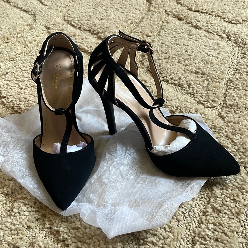 Dream Paris Black Heels